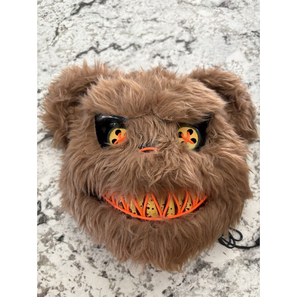 Light Up Five Nights At Freddy's Bertrum Killer Teddy Bear Halloween Mask Works